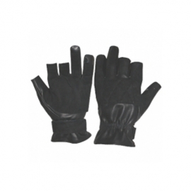 leather Half Finger Police Glove